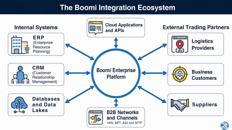 The Boomi Integration Ecosystem: Internal Systems and Trading Partners