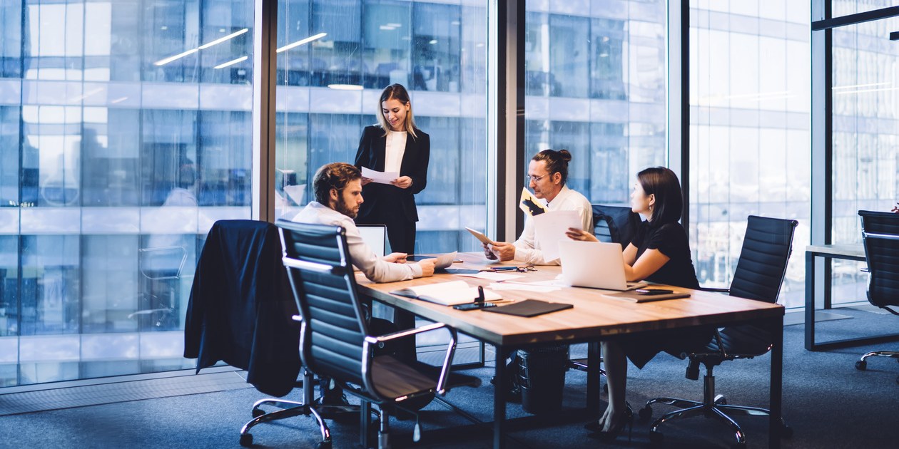 group meeting around a conference table