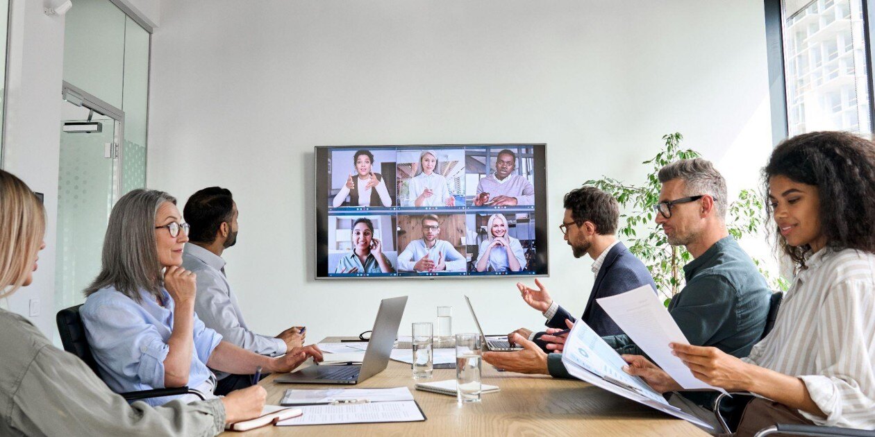 Team meeting discusses EDI technical evolution via video conference