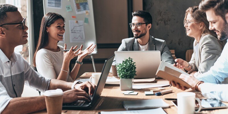 group meeting around a conference table