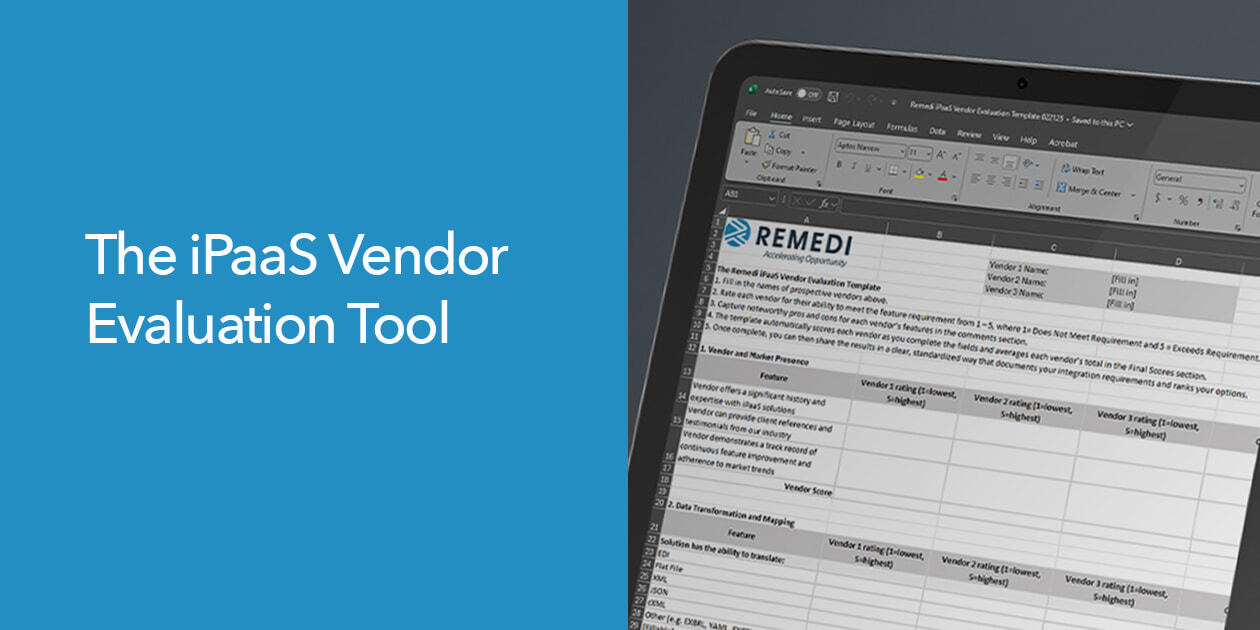 Remedi iPaaS Vendor Evaluation Template