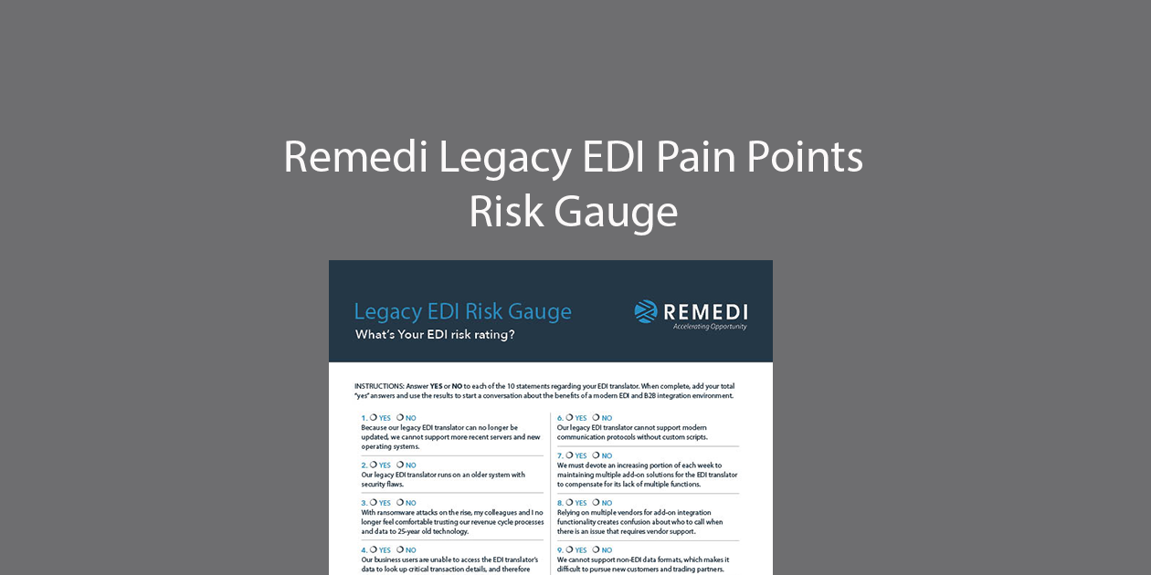 Legacy EDI Risk Gauge