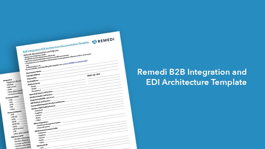 B2B Integration and EDI Architecture Documentation Template